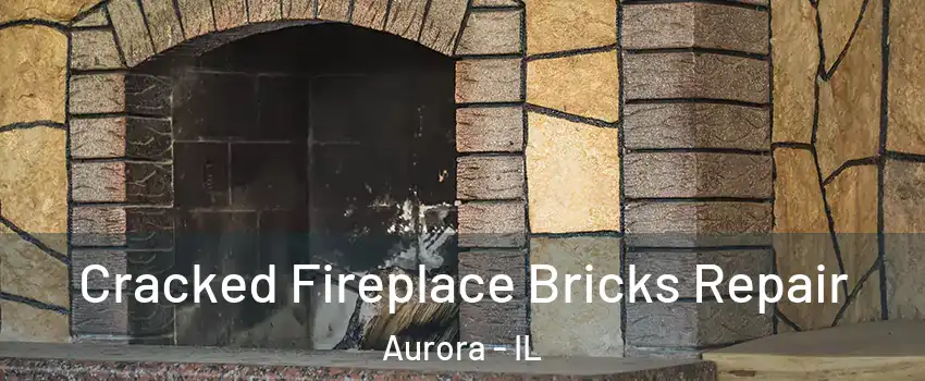  Cracked Fireplace Bricks Repair Aurora - IL