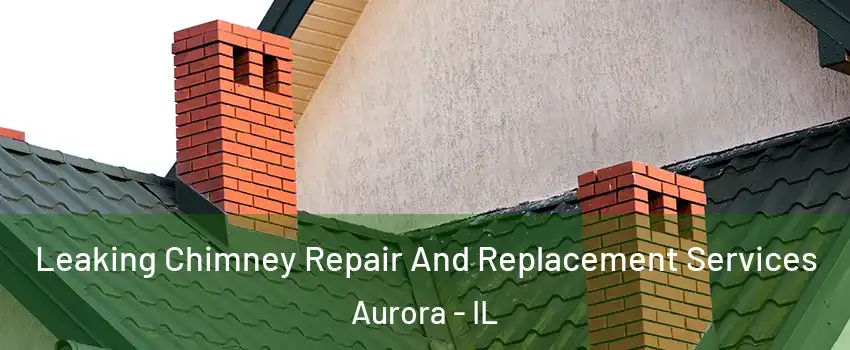  Leaking Chimney Repair And Replacement Services Aurora - IL